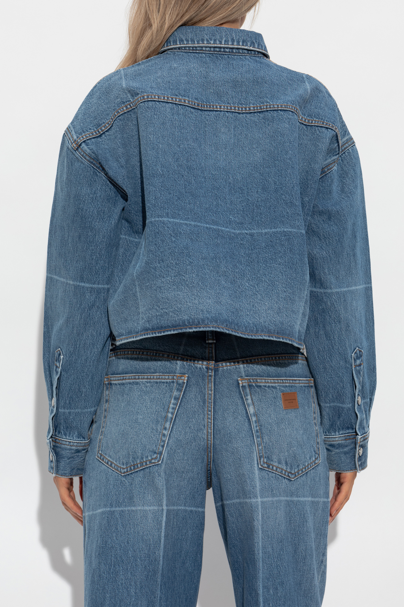 Alexander Wang Denim jacket with pocket | Women's Clothing